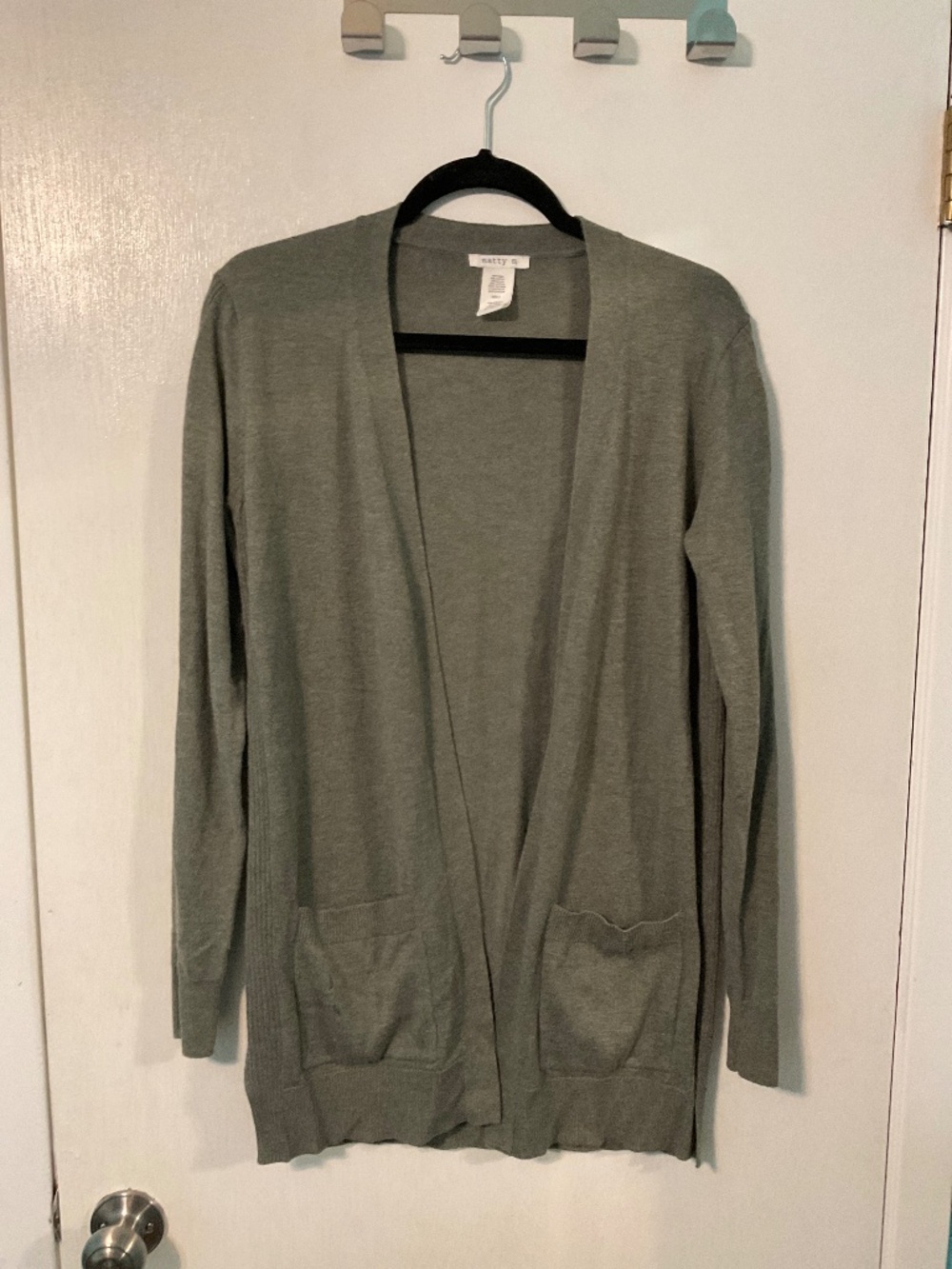 Greenish brown long sweater